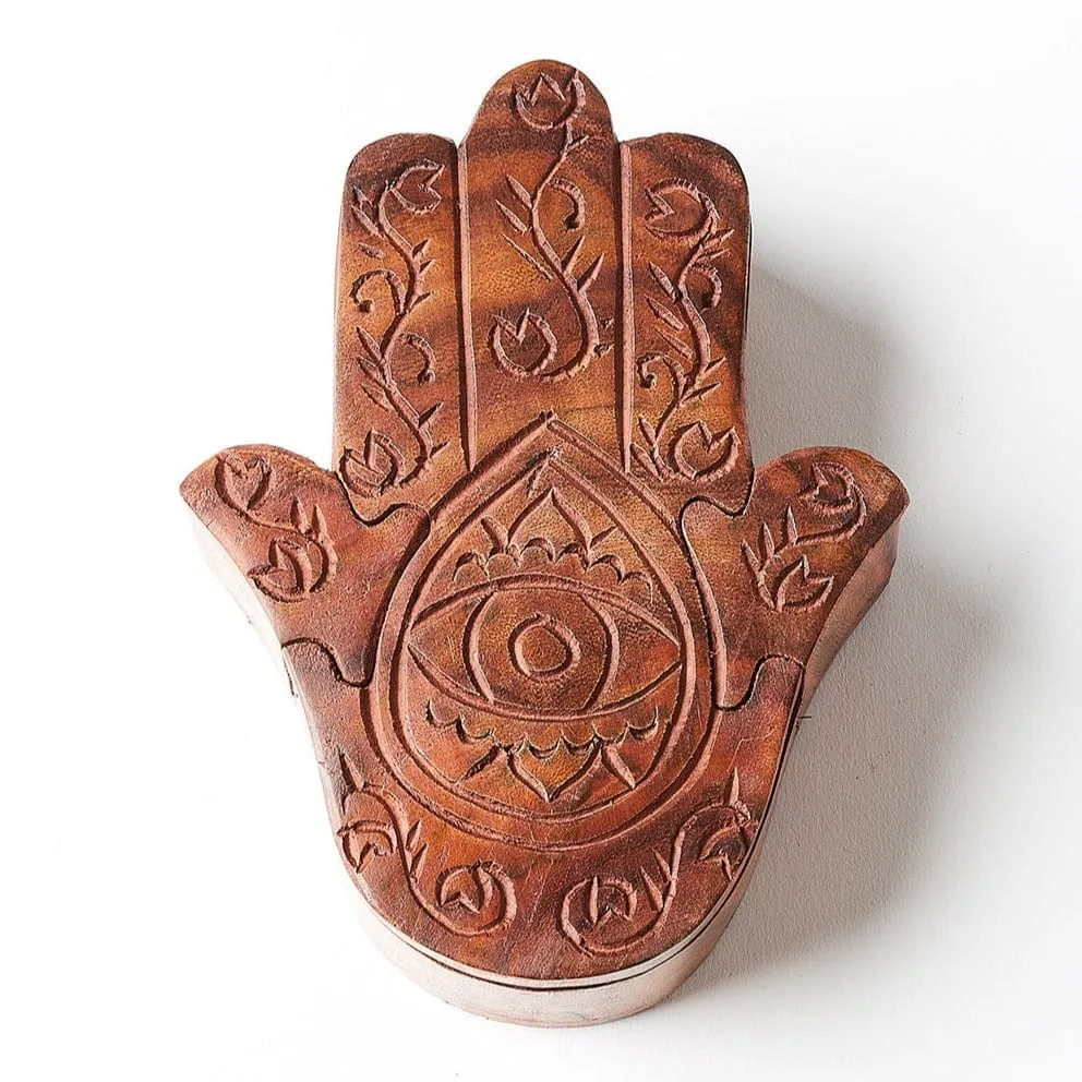 Hamsa Puzzle Box