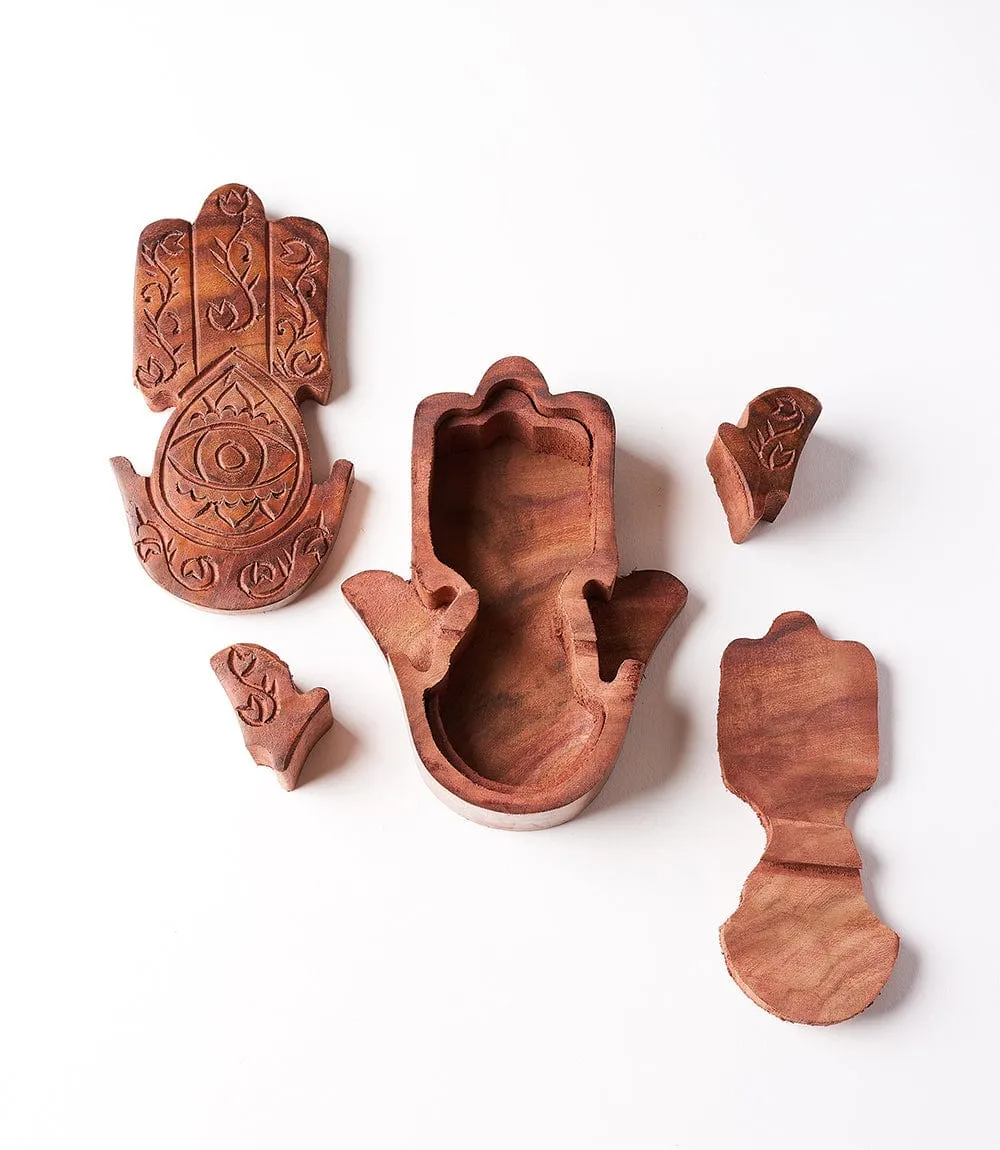 Hamsa Puzzle Box