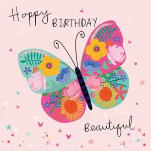 Happy Birthday - Beautiful Butterfly