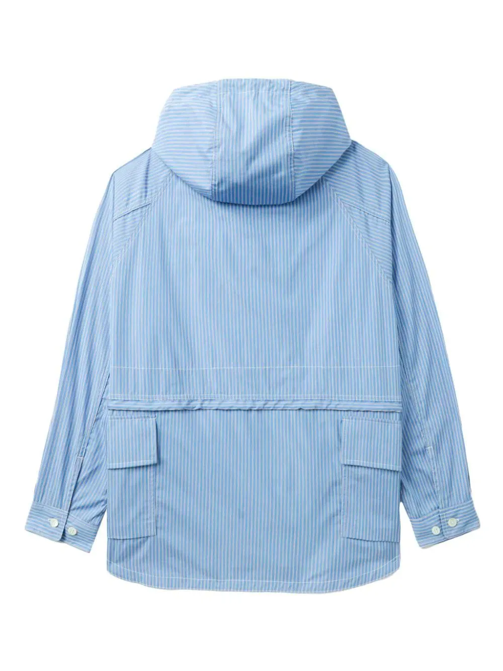 Hooded lightweight overshirt