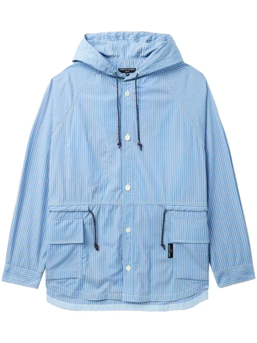 Hooded lightweight overshirt