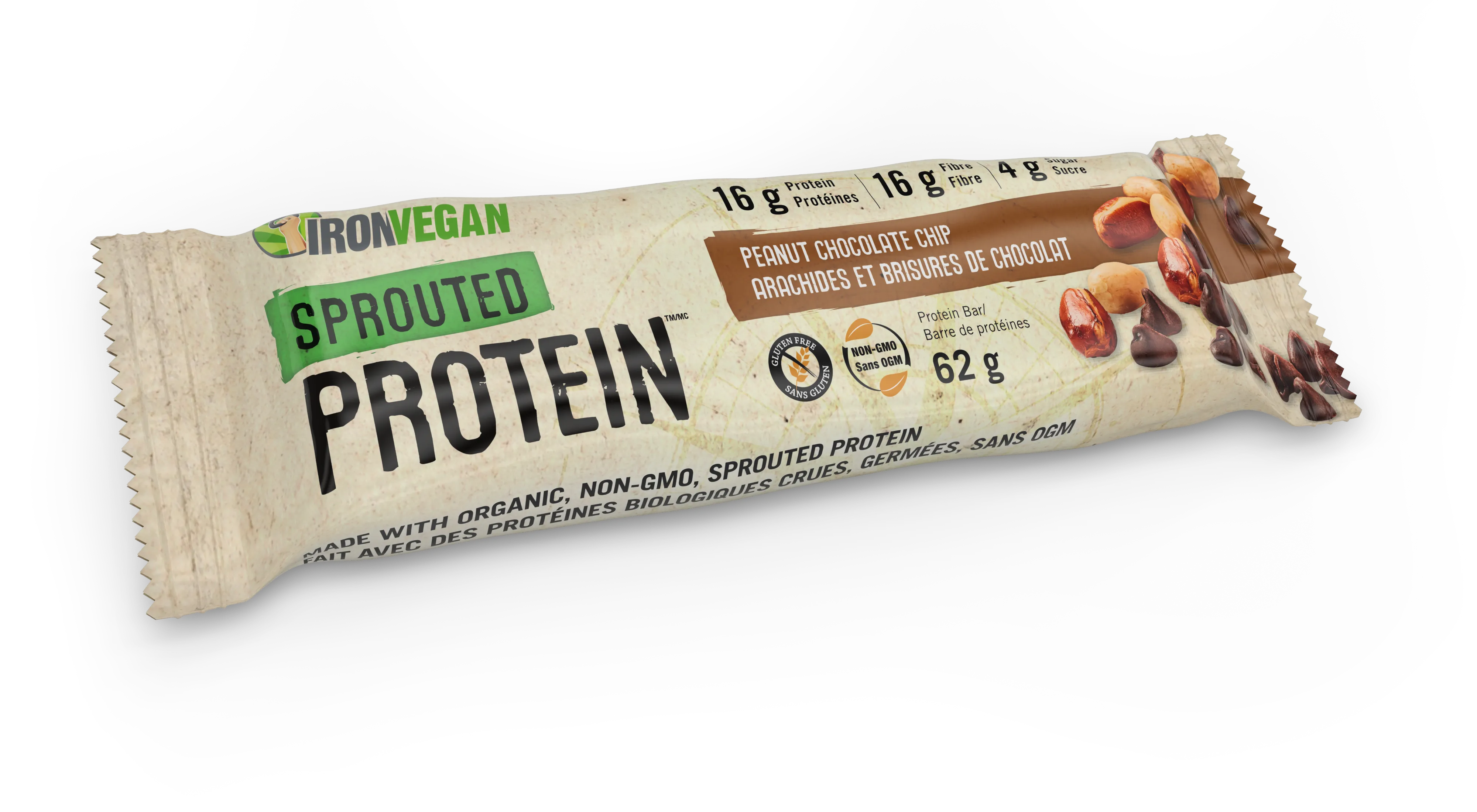 Iron Vega: Sprouted Protein Brownie