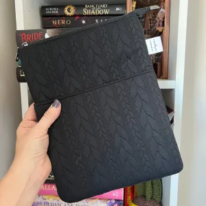 It’s Sweater Weather - Black -  Zippered Book Sleeve