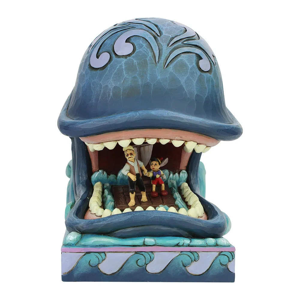 JIM SHORE DISNEY TRADITIONS MONSTRO, GEPETTO, PINOCCHIO