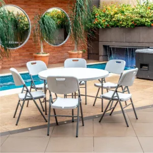 JUEGO DE COMEDOR UNIQUE MPRB 122 CON 6 SILLAS