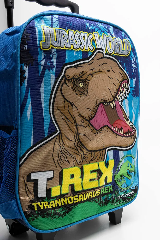 Jurassic World Trolley Backpack Blue