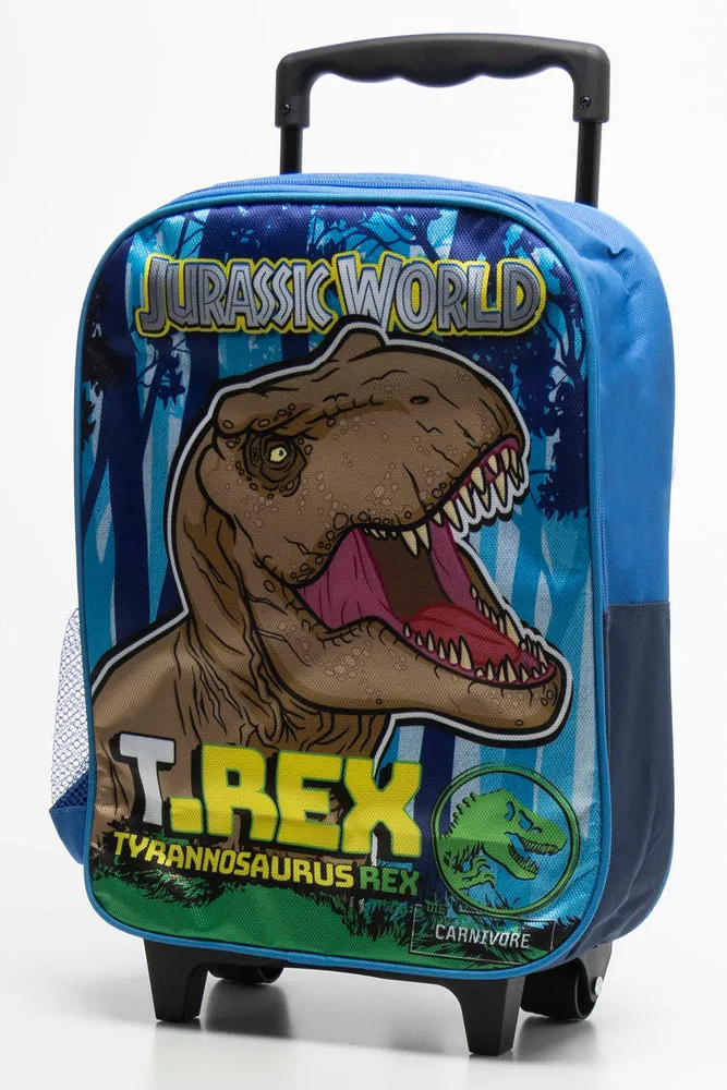 Jurassic World Trolley Backpack Blue