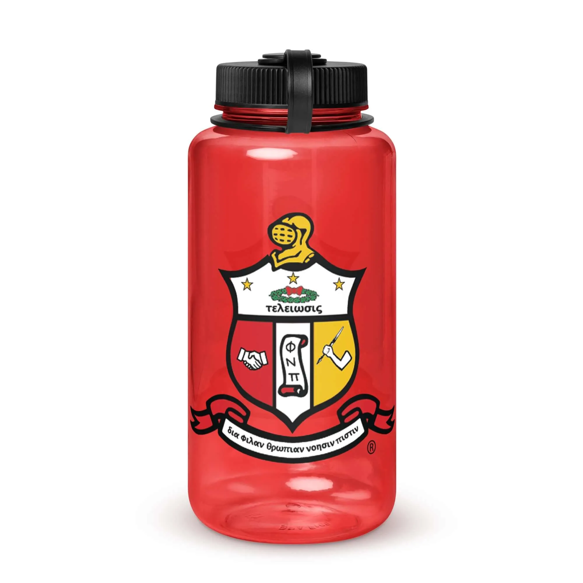 Kappa Alpha Psi Coat of Arms Wide Mouth Water Bottle