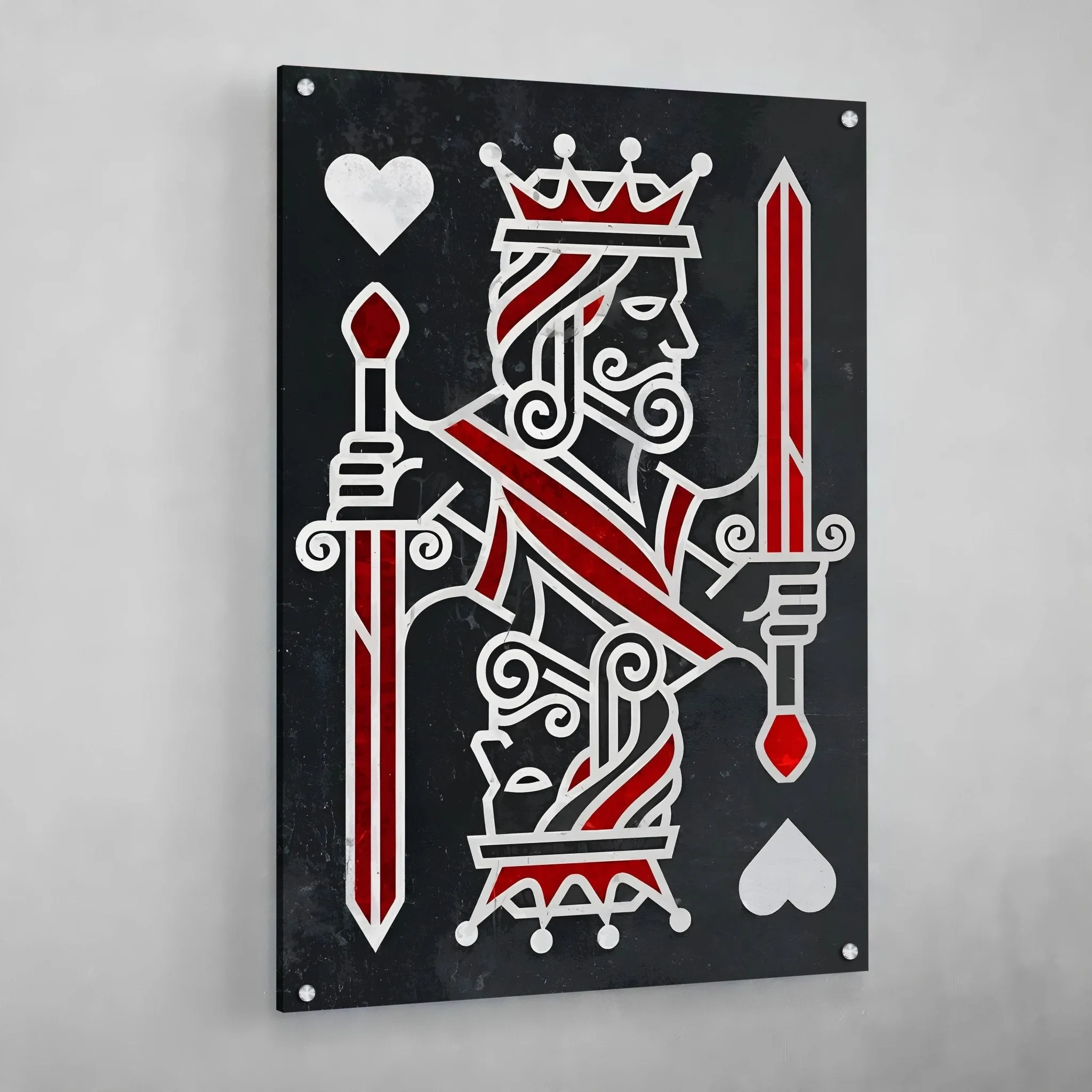 King Of Hearts Wall Art