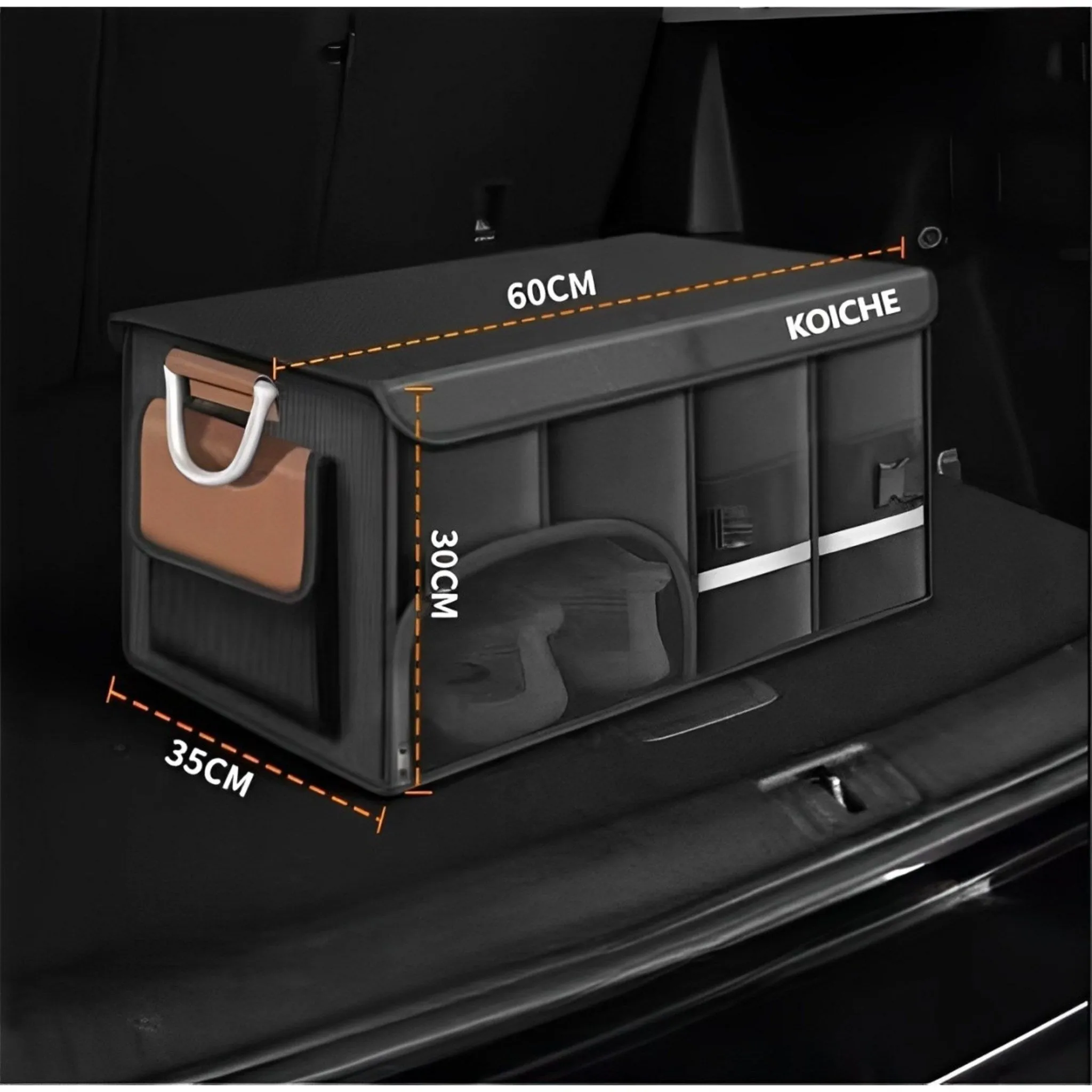 KoiChe Premium Car Shoe Storage Organizer - Trunk Organizer - 🏆 #41 - Automotive Accessories - Best of December