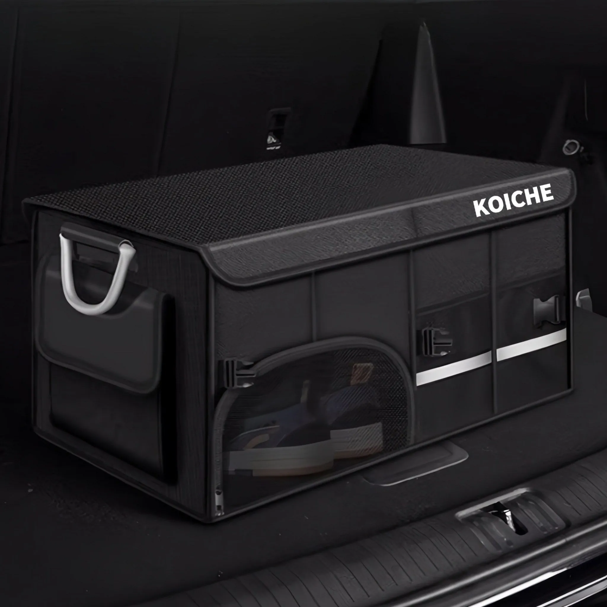 KoiChe Premium Car Shoe Storage Organizer - Trunk Organizer - 🏆 #41 - Automotive Accessories - Best of December