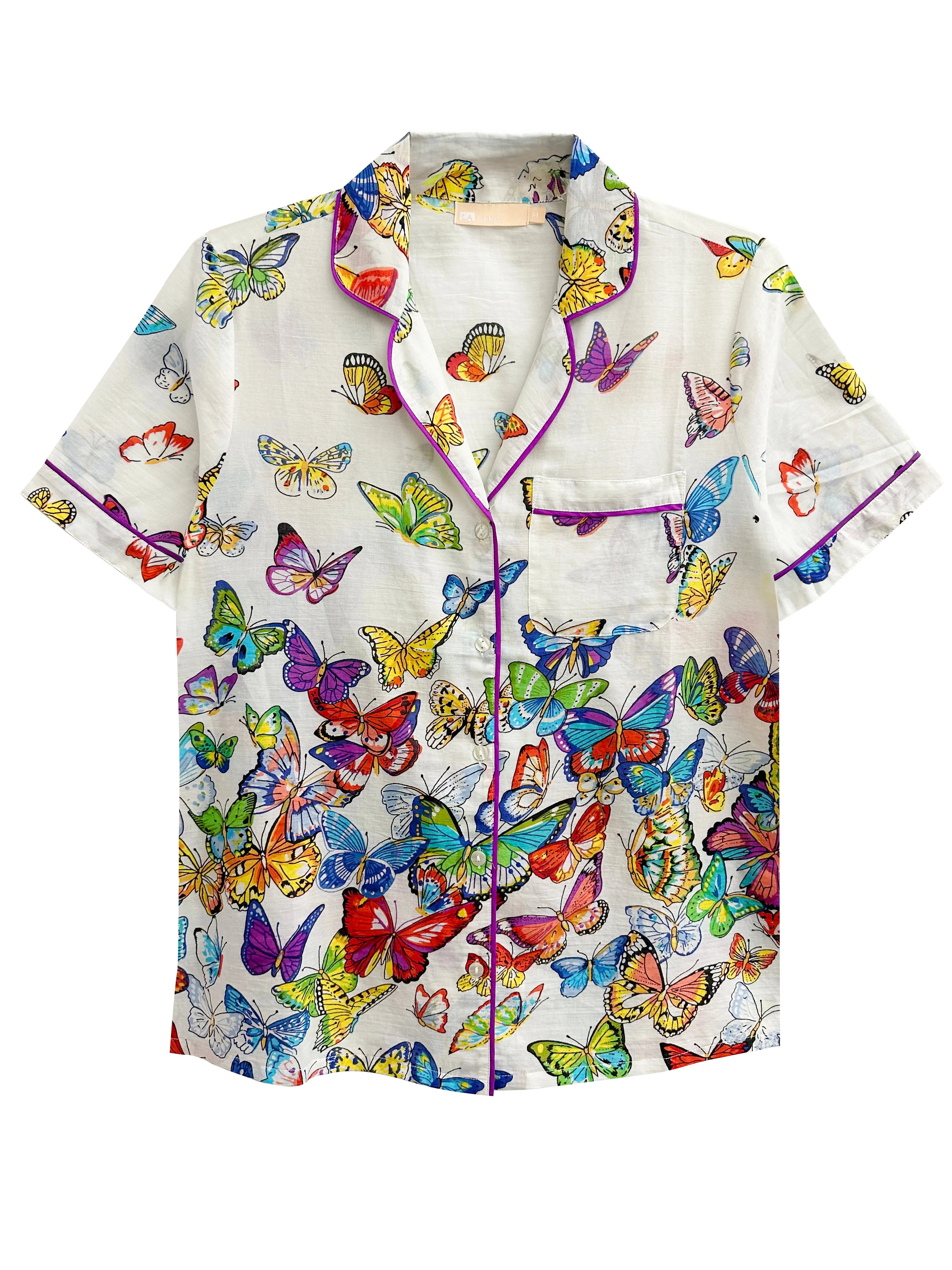La Cera Butterfly Garden PJ Set