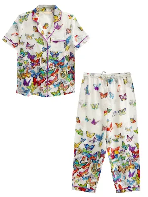 La Cera Butterfly Garden PJ Set