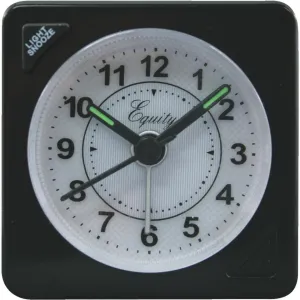 La Crosse Technology Equity Quartz Analog Travel Alarm Clock