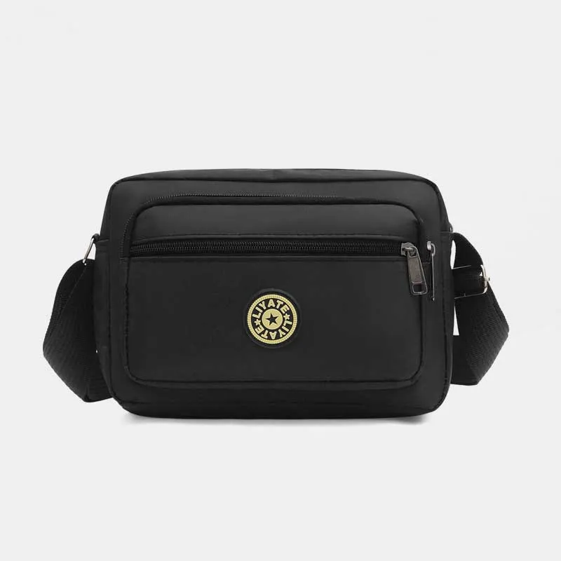 Large Capacity Printing Waterproof Nylon Shoulder Bag Crossbody Bag