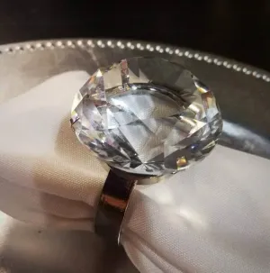 LARGE DIAMOND NAPKIN HOLDER