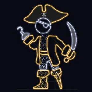 LED PEGLEG PIRATE