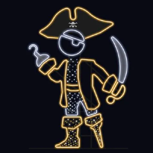 LED PEGLEG PIRATE