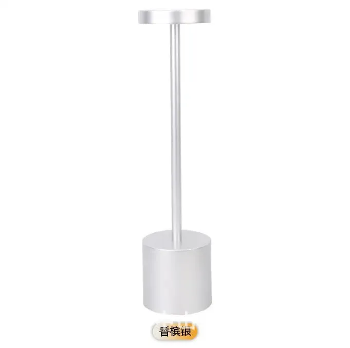led rechargeable touch night light creative restaurant bedroom atmosphere lamp I-shaped minimalist bedside table lamp