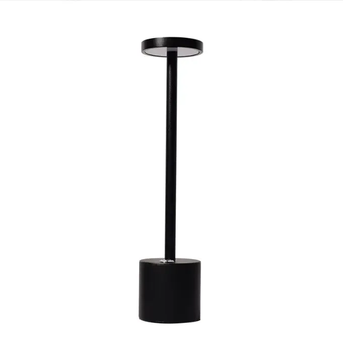 led rechargeable touch night light creative restaurant bedroom atmosphere lamp I-shaped minimalist bedside table lamp