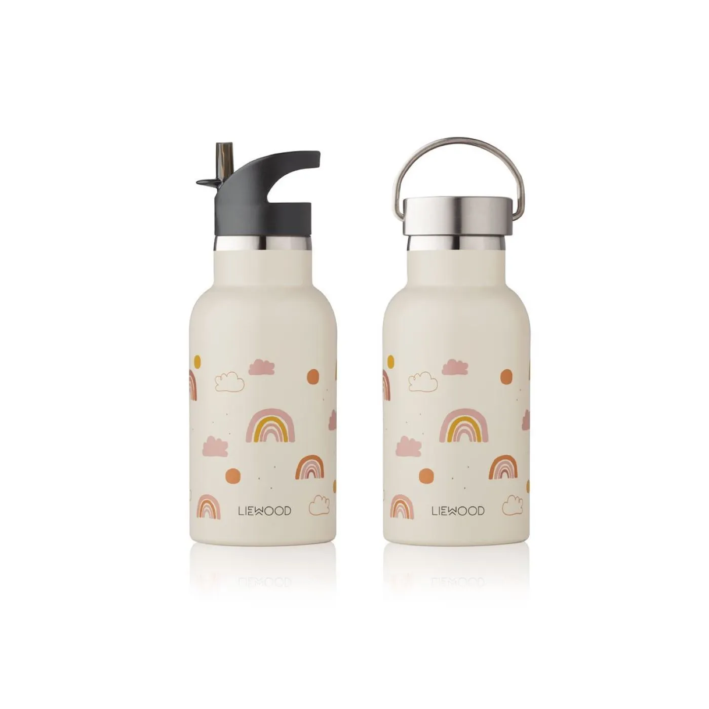 Liewood Anker Water Bottle - Rainbow Love Sandy
