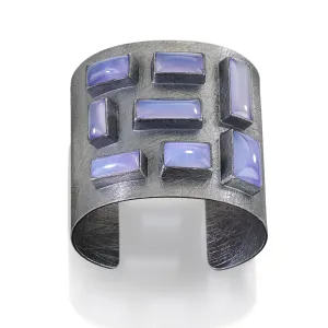 Lilac Chalcedony Cuff