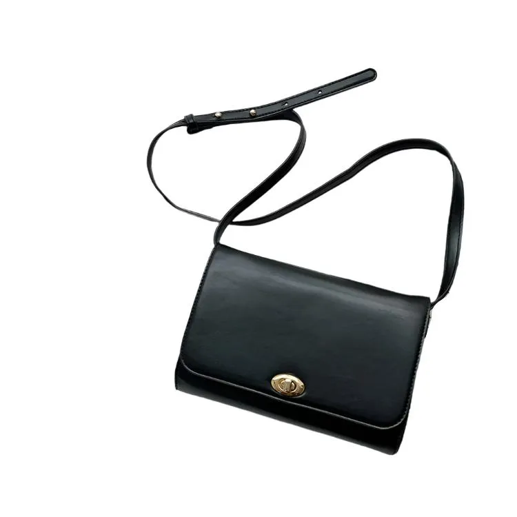 Lock Flap Crossbody Bag