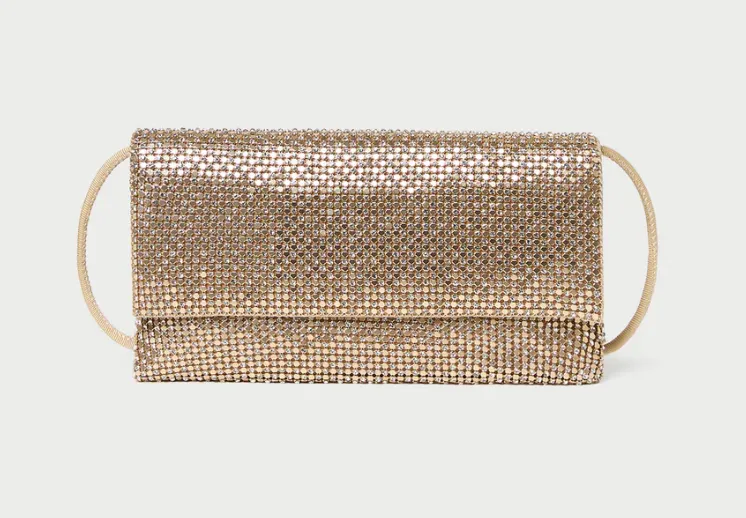 Loeffler Randall - Charlee Flap Clutch (Gold)