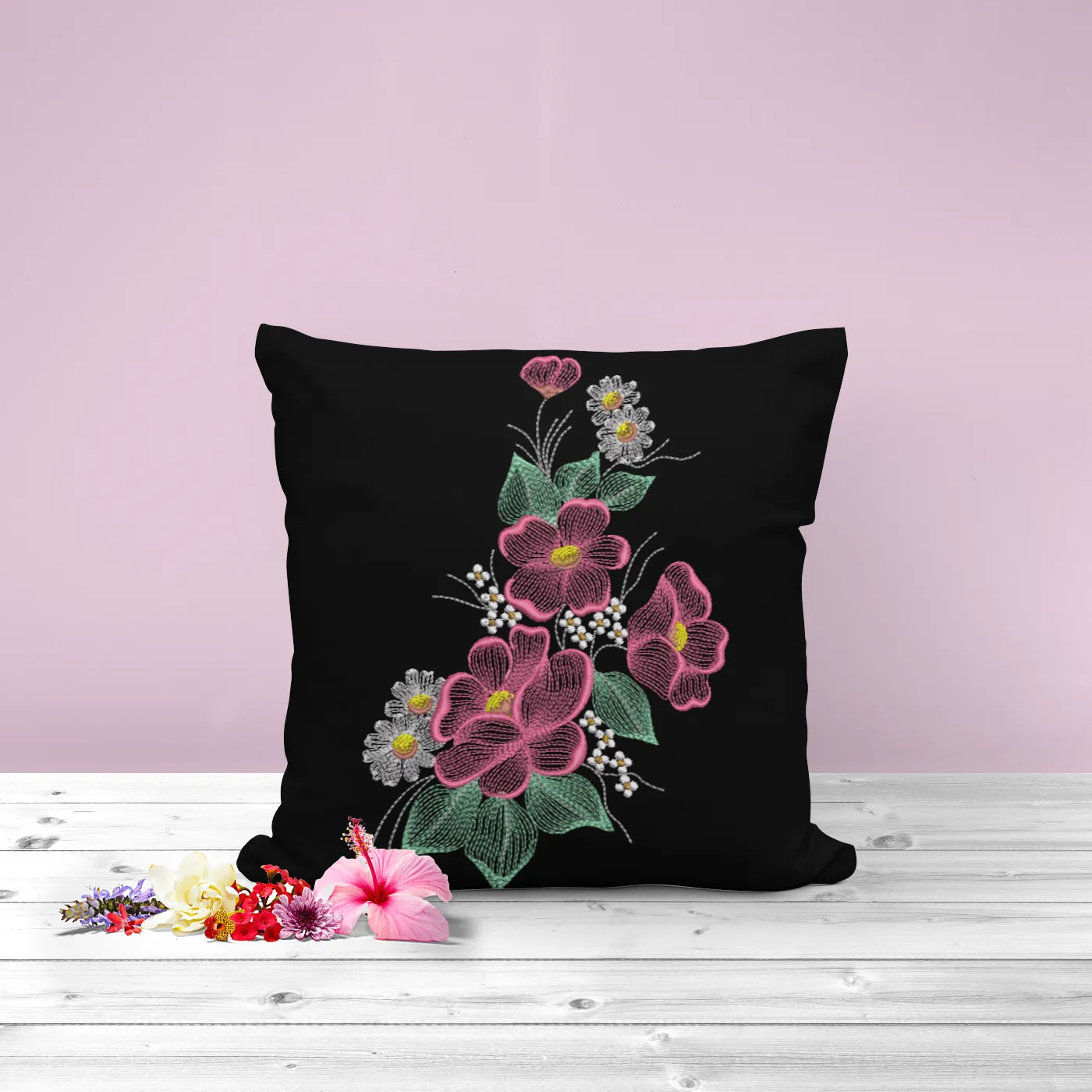 Luminous bouquet of flowers - Embroidery Designs