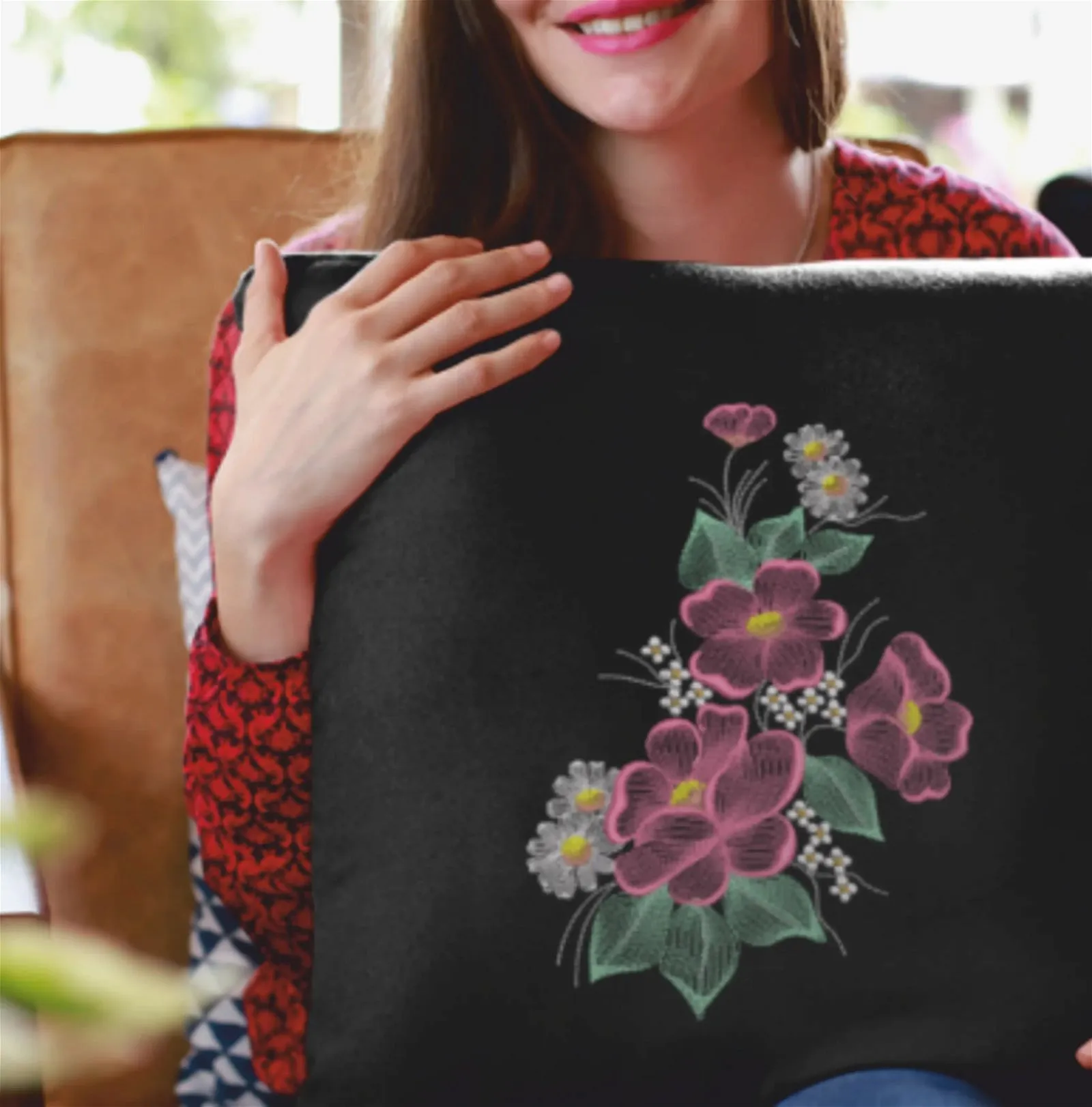 Luminous bouquet of flowers - Embroidery Designs