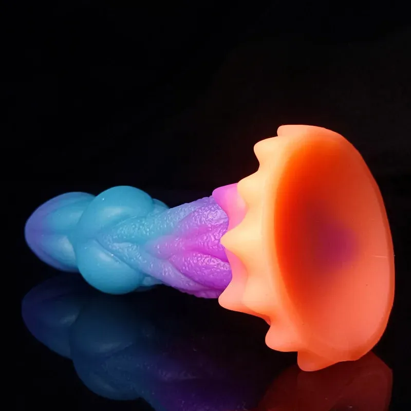 Luminous Dragon Dildos Huge Anal Butt Plug - Soft Monster Dildo Sex Toys for Women