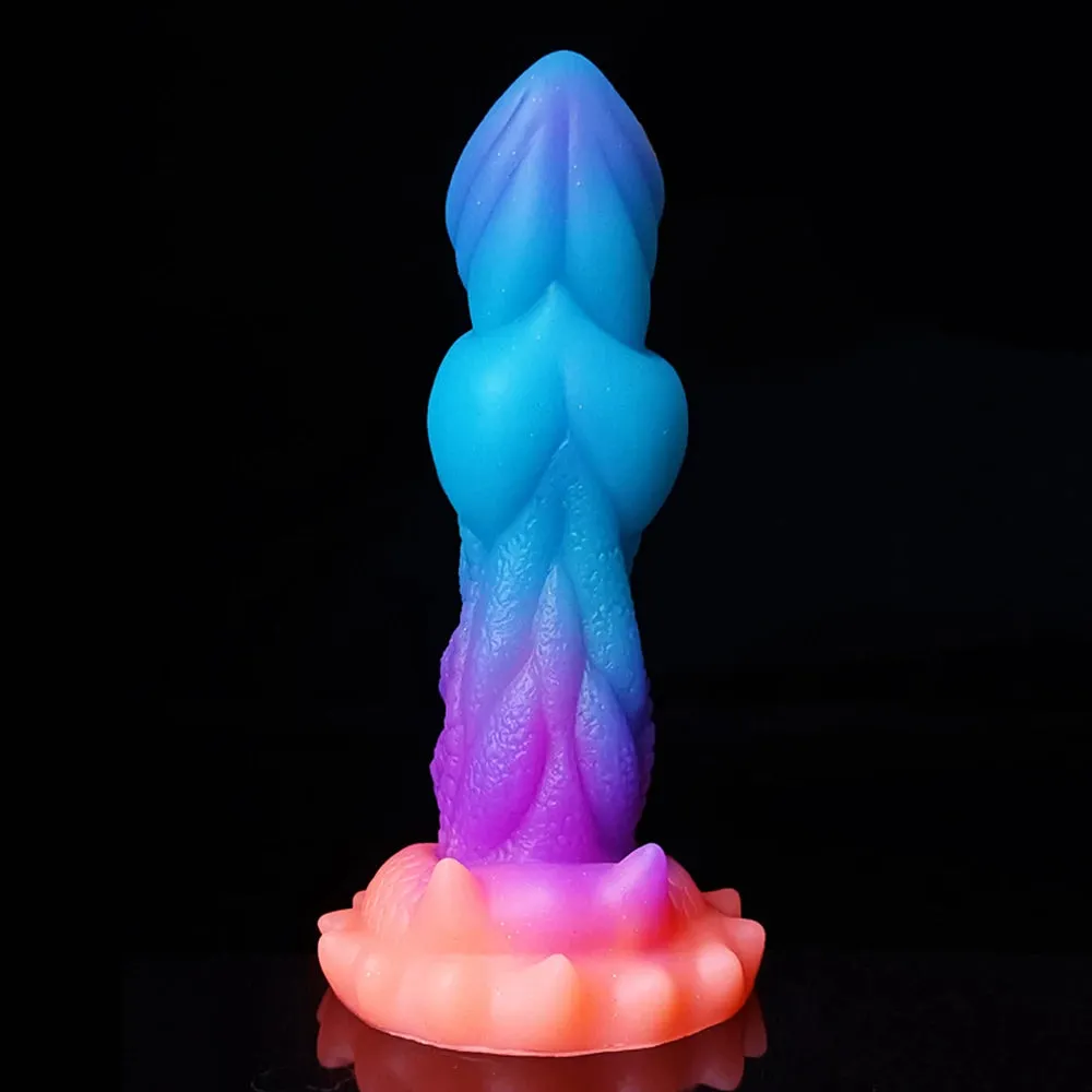 Luminous Dragon Dildos Huge Anal Butt Plug - Soft Monster Dildo Sex Toys for Women