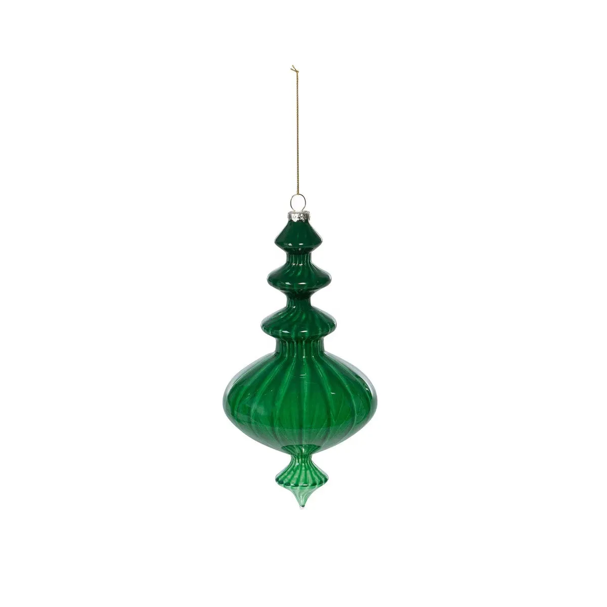 Luminous Green Glass Final Ornament