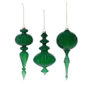 Luminous Green Glass Final Ornament