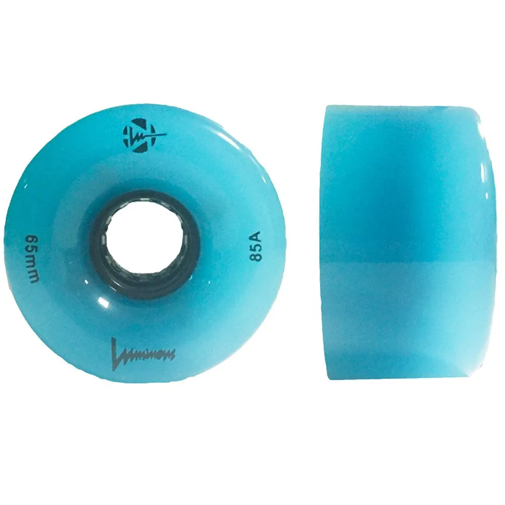 Luminous LED Glow 65mm Light-Up Quad Wheels