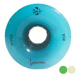 Luminous LED Glow 65mm Light-Up Quad Wheels