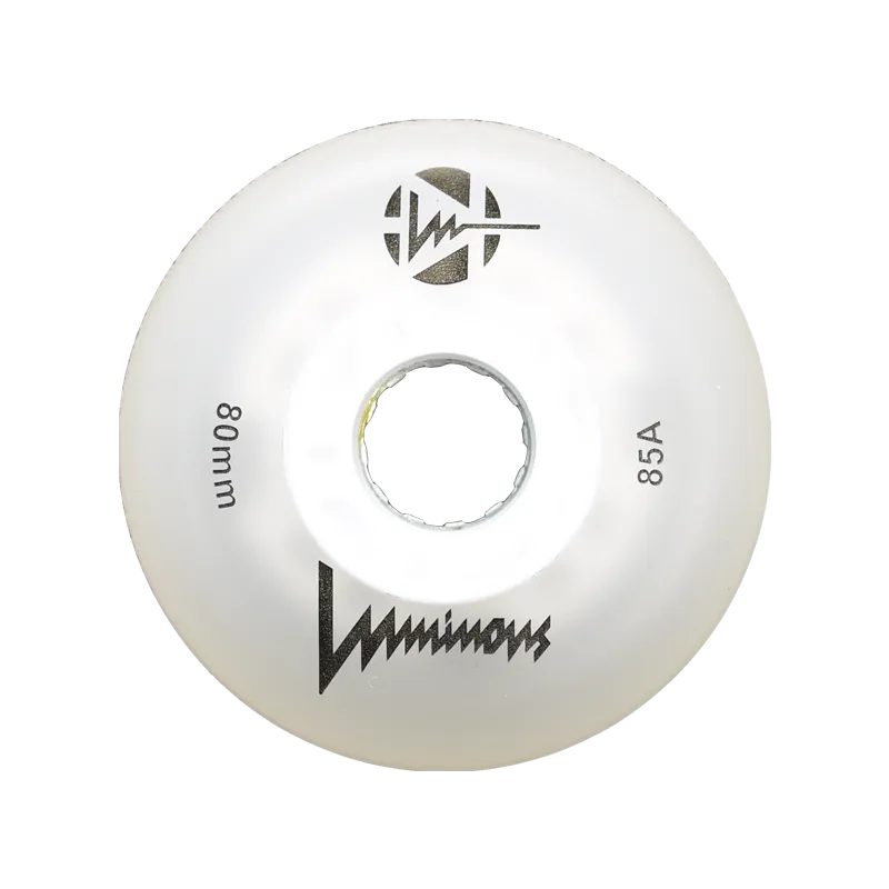 Luminous LED Inline Skate Wheels Multiple Colors 80mm 4-Pack - Sale