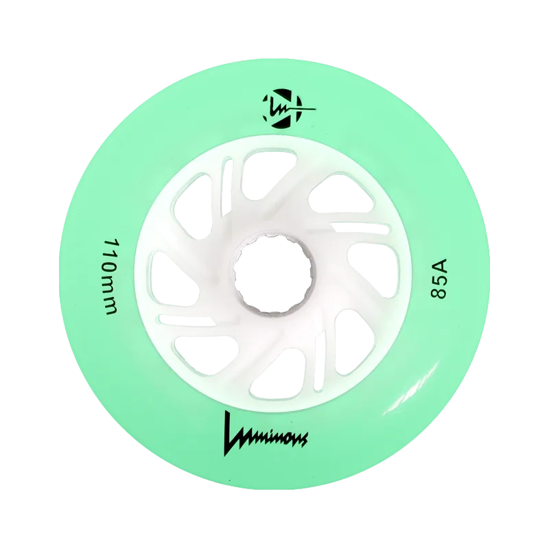 Luminous LED Inline Skate Wheels Multiple Colors 80mm 4-Pack - Sale