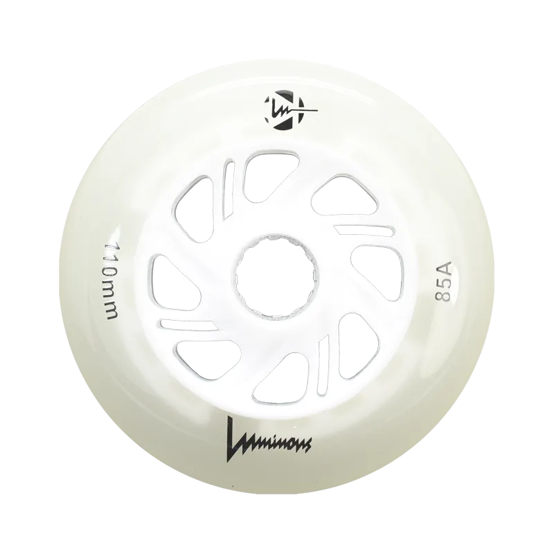 Luminous LED Inline Skate Wheels Multiple Colors 80mm 4-Pack - Sale