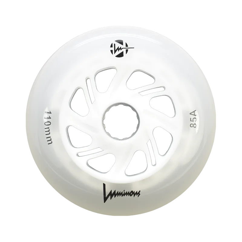 Luminous LED Inline Skate Wheels Multiple Colors 80mm 4-Pack - Sale
