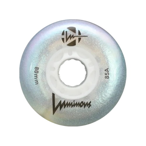 Luminous LED Inline Skate Wheels Multiple Colors 80mm 4-Pack - Sale