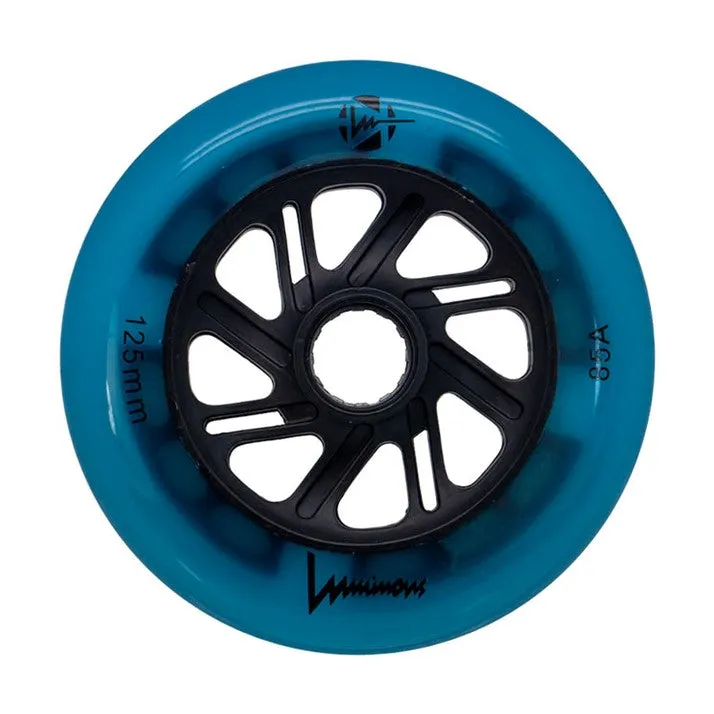 Luminous Light Up Inline Wheel Blue Glow 125mm 85A