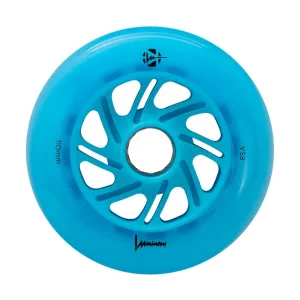 Luminous Light Up Inline Wheel Ocean Blue Glow 110mm 85A *5 Left*