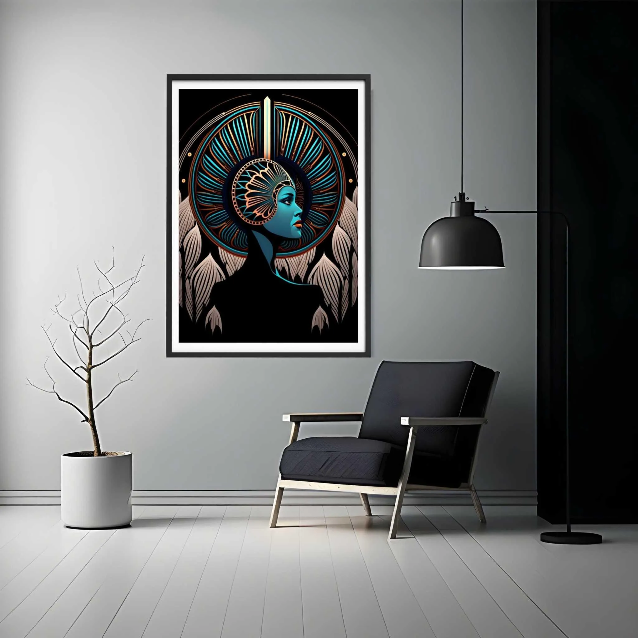 Luminous Portarait Poster