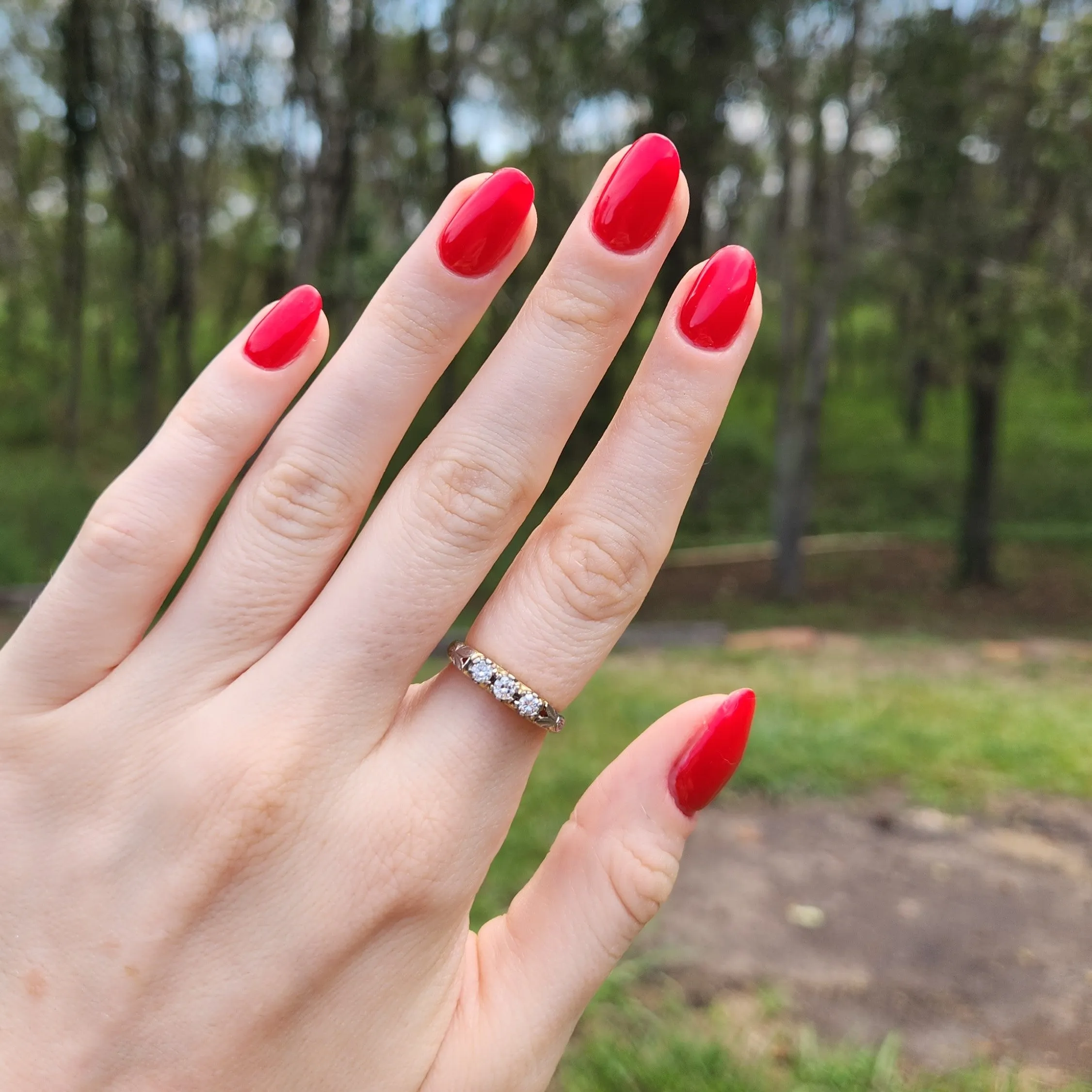 Luminous Red - Matte Nail Powder