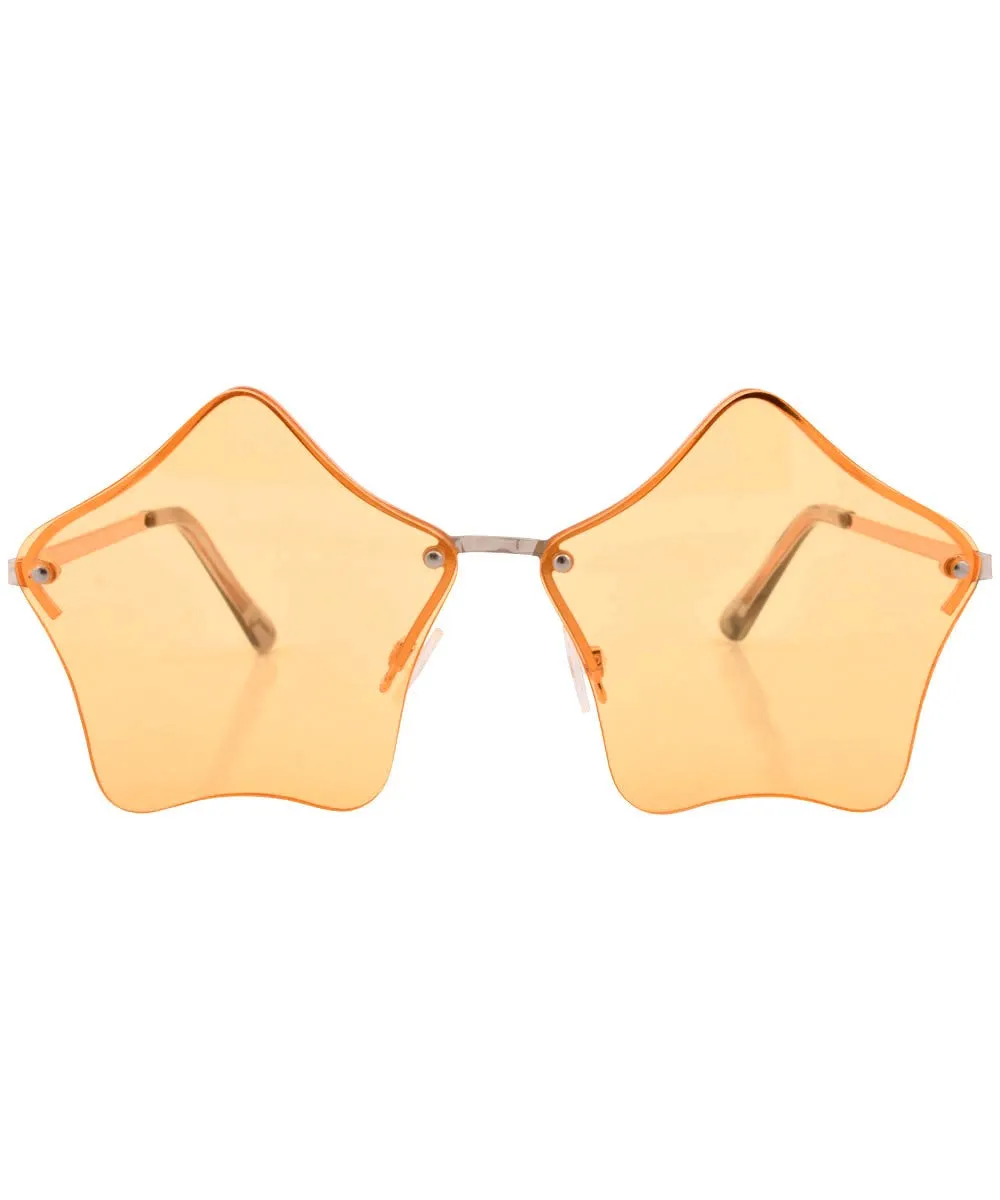 LUMINOUS Rimless Star-Shaped Glasses