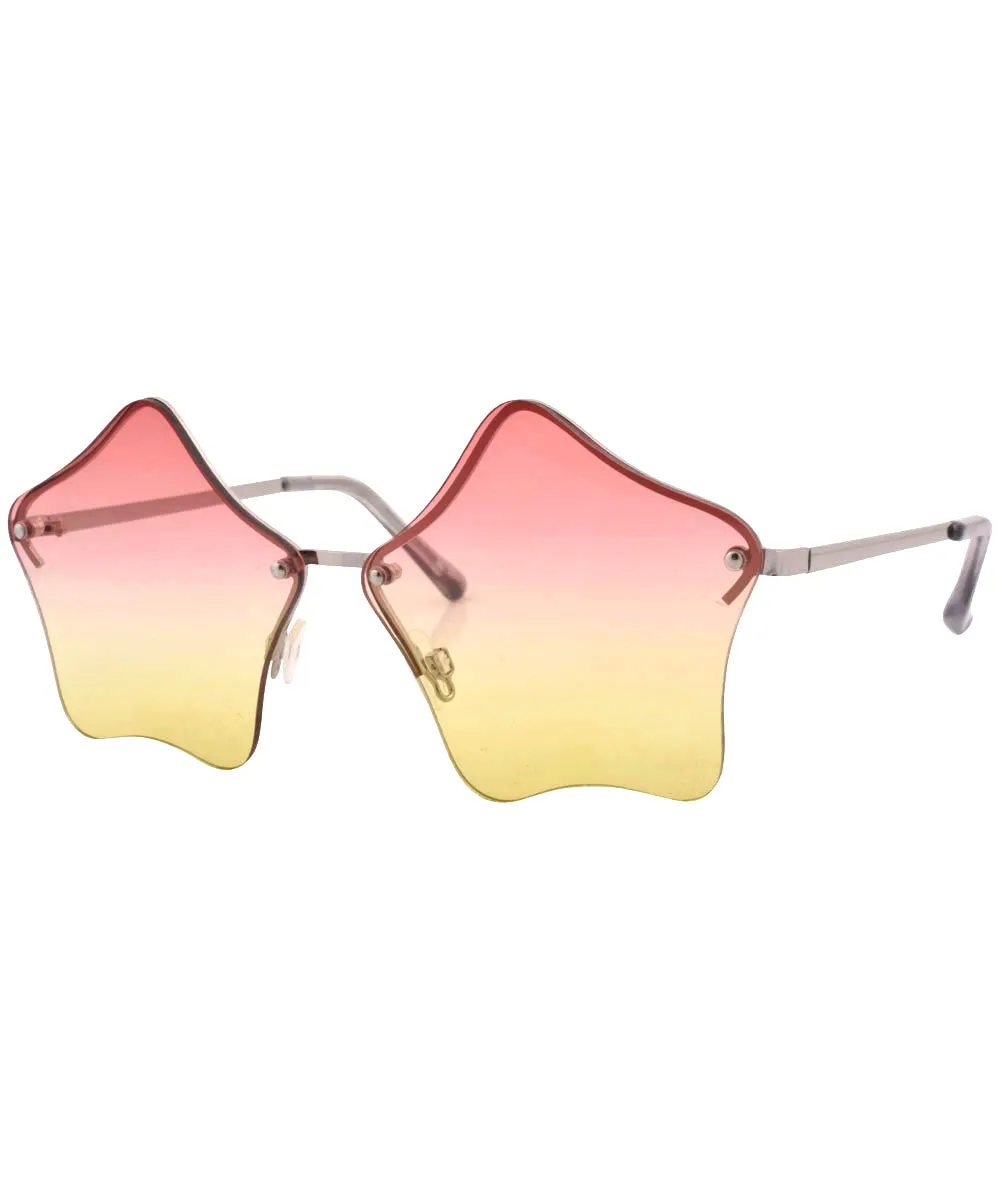 LUMINOUS Rimless Star-Shaped Glasses