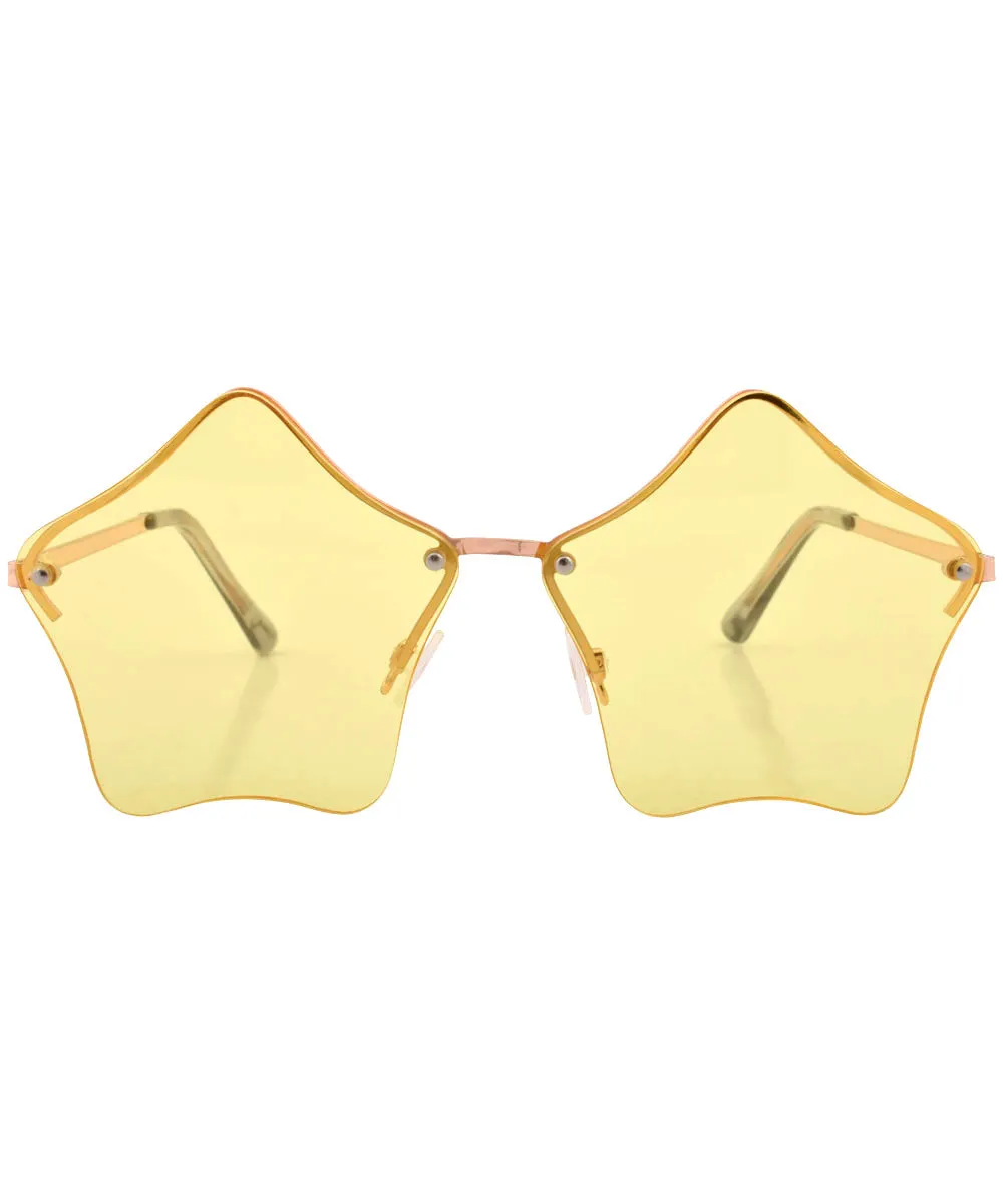 LUMINOUS Rimless Star-Shaped Glasses