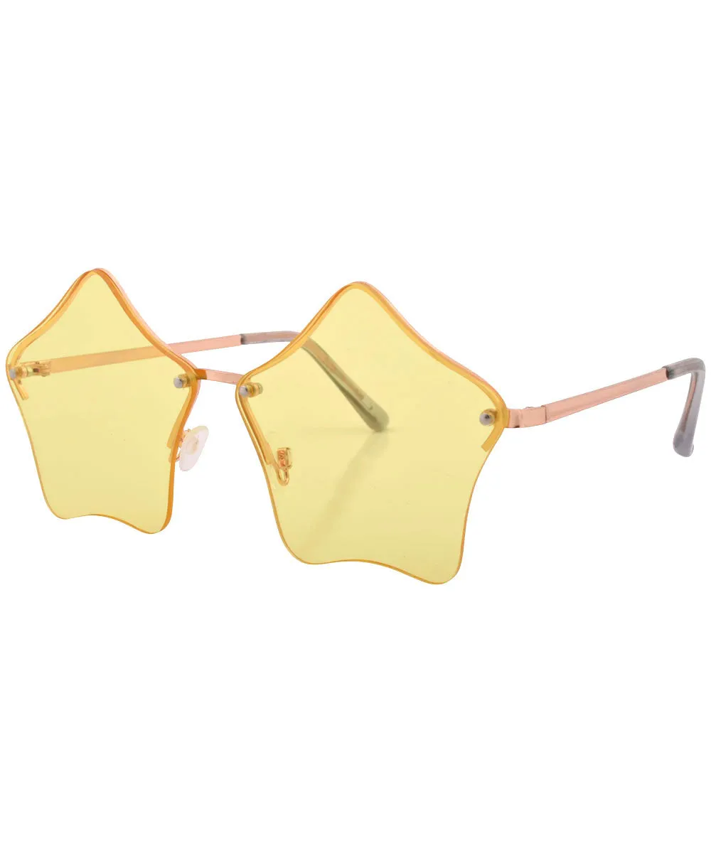 LUMINOUS Rimless Star-Shaped Glasses