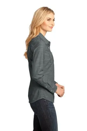 LW380 Port Authority® Ladies Slub Chambray Shirt